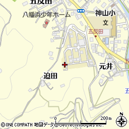 愛媛県八幡浜市元城団地2周辺の地図
