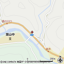 高知県高岡郡津野町赤木561-14周辺の地図