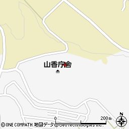 杵築市役所山香庁舎　学校教育課周辺の地図
