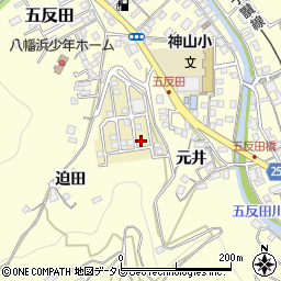 愛媛県八幡浜市元城団地31周辺の地図