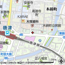 西日本シティ銀行唐津支店周辺の地図