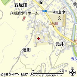 愛媛県八幡浜市元城団地18周辺の地図