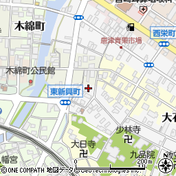 佐賀県唐津市十人町136周辺の地図