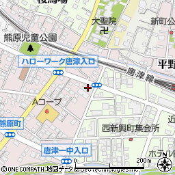 佐賀県唐津市熊原町3118周辺の地図