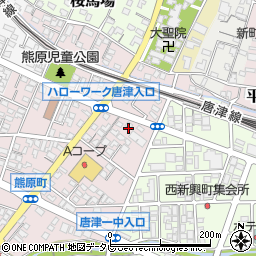 佐賀県唐津市熊原町3119-7周辺の地図