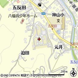 愛媛県八幡浜市元城団地24周辺の地図
