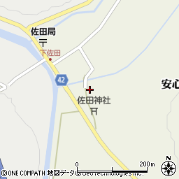 大分県宇佐市安心院町佐田470周辺の地図