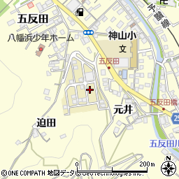 愛媛県八幡浜市元城団地33周辺の地図