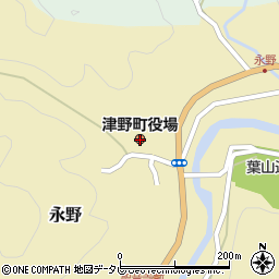 津野町役場周辺の地図