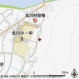 高知県安芸郡北川村野友甲1451-1周辺の地図