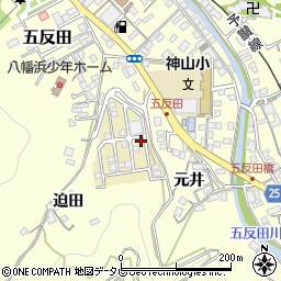 愛媛県八幡浜市元城団地35周辺の地図