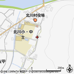 高知県安芸郡北川村野友甲1440周辺の地図