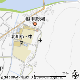 高知県安芸郡北川村野友甲1446周辺の地図
