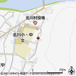 高知県安芸郡北川村野友甲1441-1周辺の地図