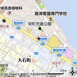 第一生命保険佐賀支社唐津中央営業周辺の地図