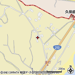 大分県杵築市奈多3346周辺の地図