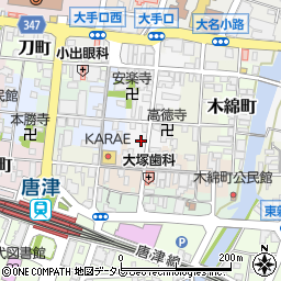 中町駐車場周辺の地図
