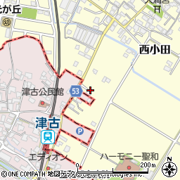 福岡県筑紫野市西小田924-7周辺の地図