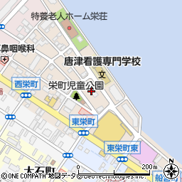ＪＲ唐津宿舎周辺の地図