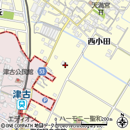 福岡県筑紫野市西小田921周辺の地図