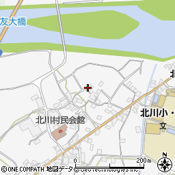 高知県安芸郡北川村野友甲606周辺の地図