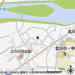 高知県安芸郡北川村野友甲602周辺の地図