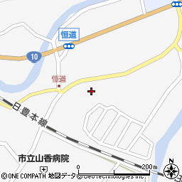 大分県杵築市山香町大字野原1717周辺の地図