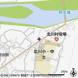 高知県安芸郡北川村野友甲1570-4周辺の地図