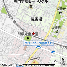 ボヌール唐津駅前周辺の地図