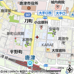常盤商事株式会社　唐津営業所周辺の地図