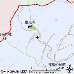 大分県杵築市横城805周辺の地図