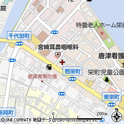 ＪＡからつ唐津中央周辺の地図