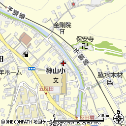 八幡浜五反田郵便局 ＡＴＭ周辺の地図