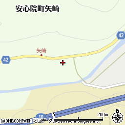 大分県宇佐市安心院町矢崎128周辺の地図