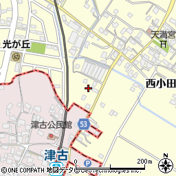 福岡県筑紫野市西小田900周辺の地図