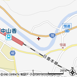 大分県杵築市山香町大字野原1875周辺の地図