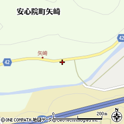 大分県宇佐市安心院町矢崎127周辺の地図