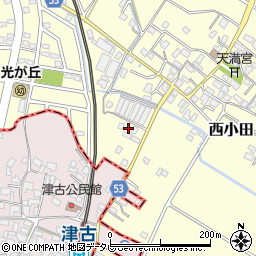 福岡県筑紫野市西小田901周辺の地図