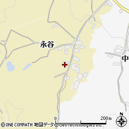 福岡県朝倉市日向石1208周辺の地図