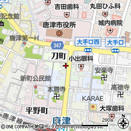 佐賀県唐津市刀町周辺の地図