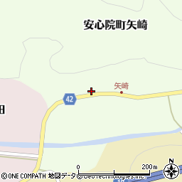 大分県宇佐市安心院町矢崎156周辺の地図
