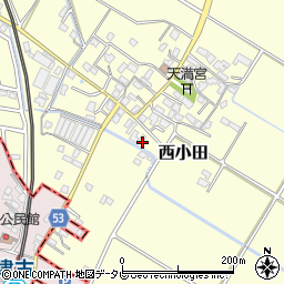 福岡県筑紫野市西小田916-3周辺の地図