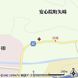 大分県宇佐市安心院町矢崎157周辺の地図