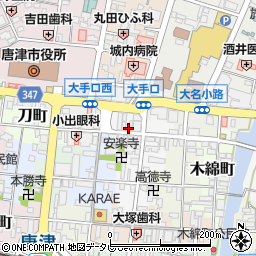 有限会社唐津薬局　本店周辺の地図