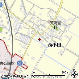 福岡県筑紫野市西小田912周辺の地図