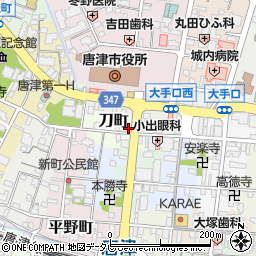 鶴田文具店周辺の地図