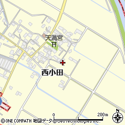 福岡県筑紫野市西小田571周辺の地図