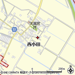 福岡県筑紫野市西小田573-1周辺の地図