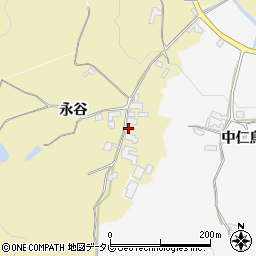 福岡県朝倉市日向石1196周辺の地図