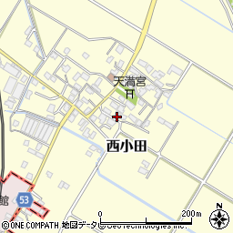 福岡県筑紫野市西小田574周辺の地図